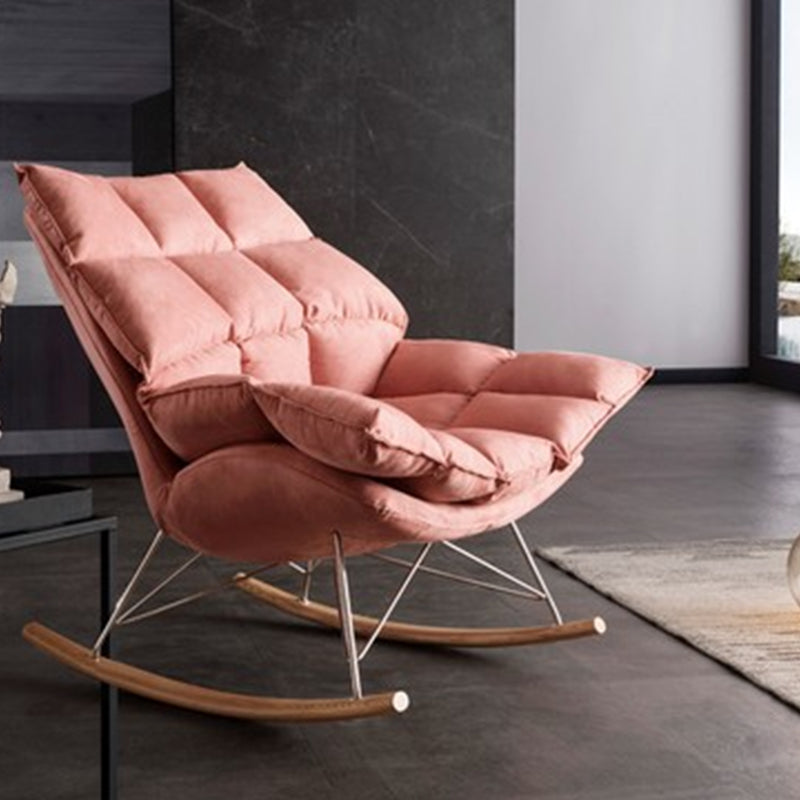 Modern Style Indoor Rocking Chair Lazy Sofa Rocking Chair for Living Room