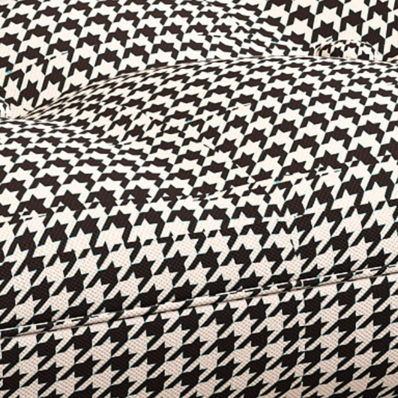 Light Luxury Leisure Modern Rocking Chair Cotton Fabric Upholstery Lazy Sofa Chair