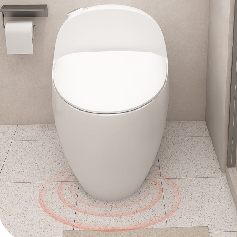 Contemporary Floor Mount Flush Toilet Siphon Jet Urine Toilet for Washroom