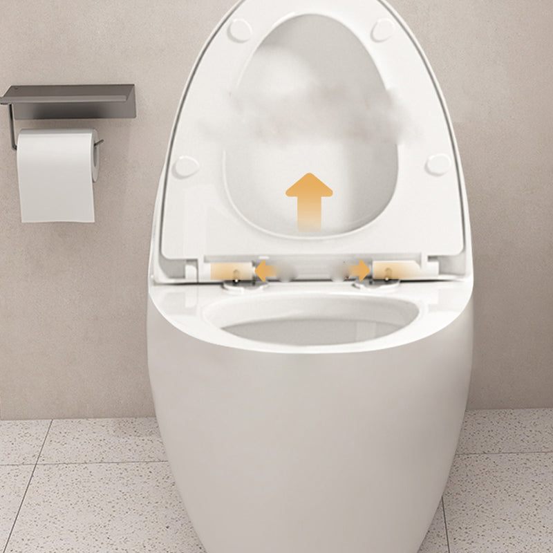 Contemporary Floor Mount Flush Toilet Siphon Jet Urine Toilet for Washroom