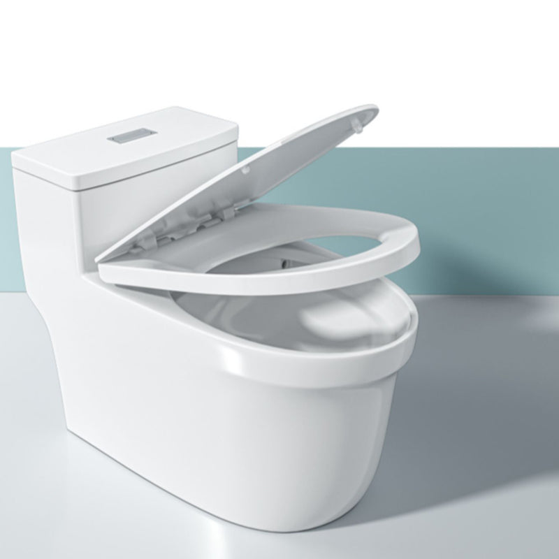 Traditional Ceramic Toilet Floor Mount Urine Toilet with Slow Close Seat for Washroom