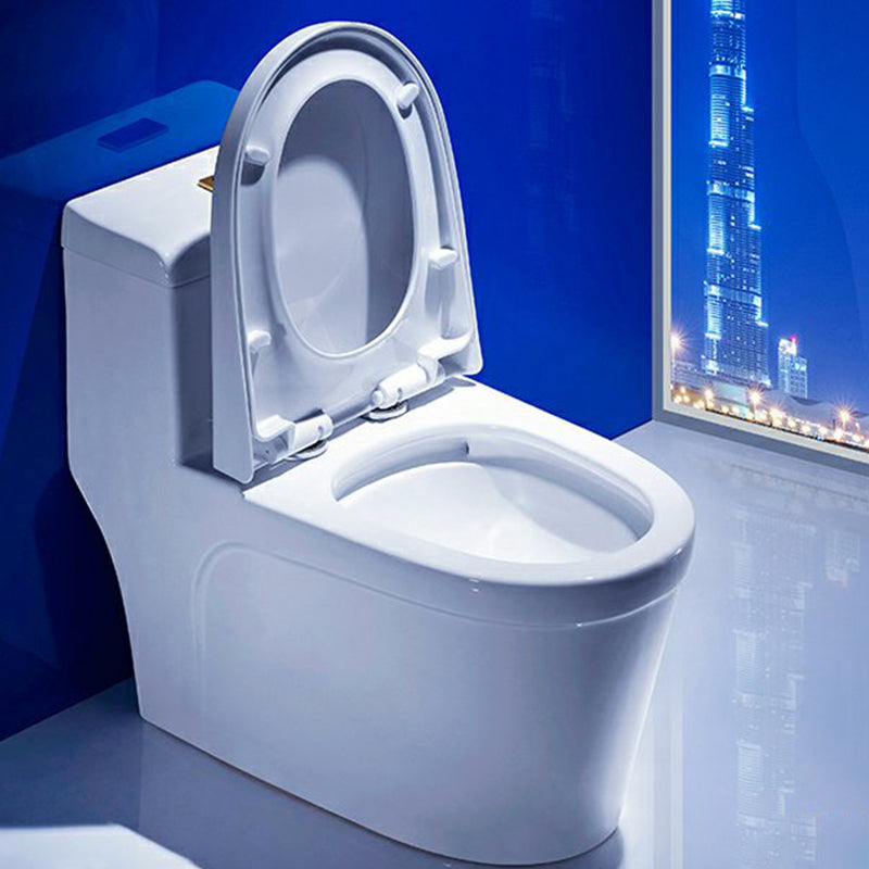 Modern Ceramic White Flush Toilet Floor Mount Urine Toilet for Washroom