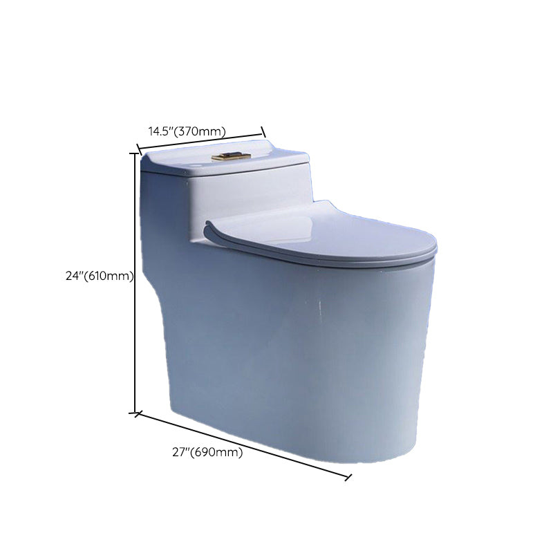 Modern Ceramic White Flush Toilet Floor Mount Urine Toilet for Washroom