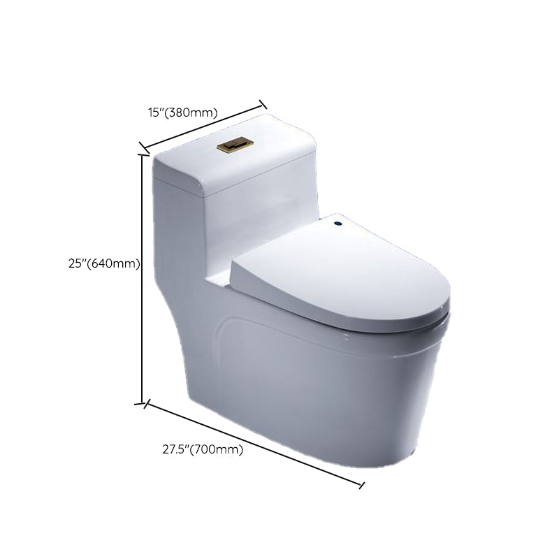 Modern Ceramic White Flush Toilet Floor Mount Urine Toilet for Washroom