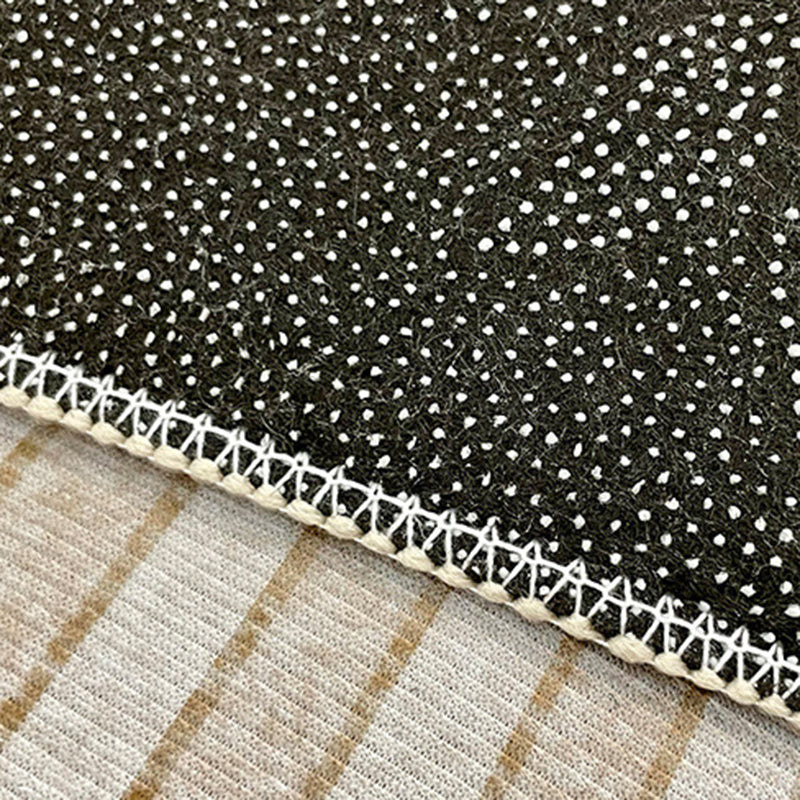 Beige Modern Carpet Geometric Polyester Carpet Washable Carpet for Drawing Room