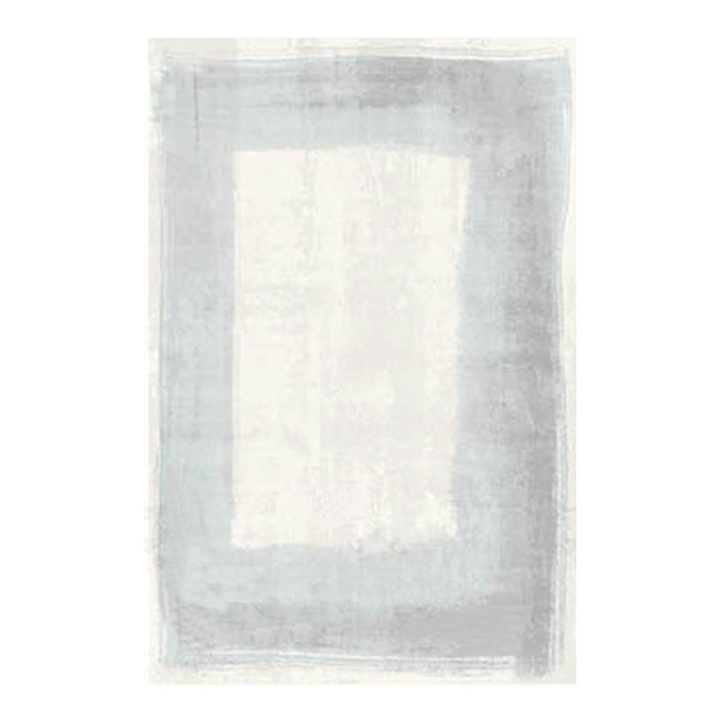 White Modern Carpet Striped Polyester Carpet Washable Carpet for Living Room