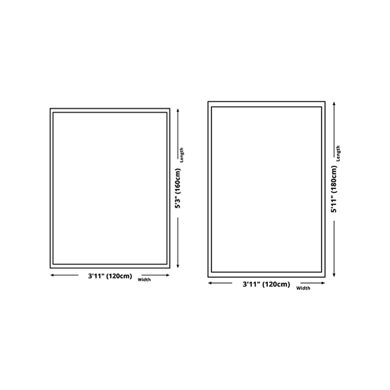 Black Geometry Carpet Modern Polyester Carpet Washable Carpet for Drawing Room