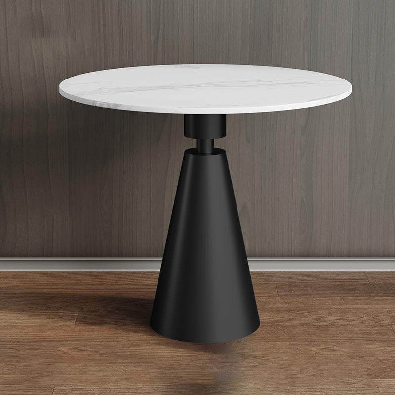 Glam Metal Side End Table Pedestal Round Living Room Sofa Side Accent Table