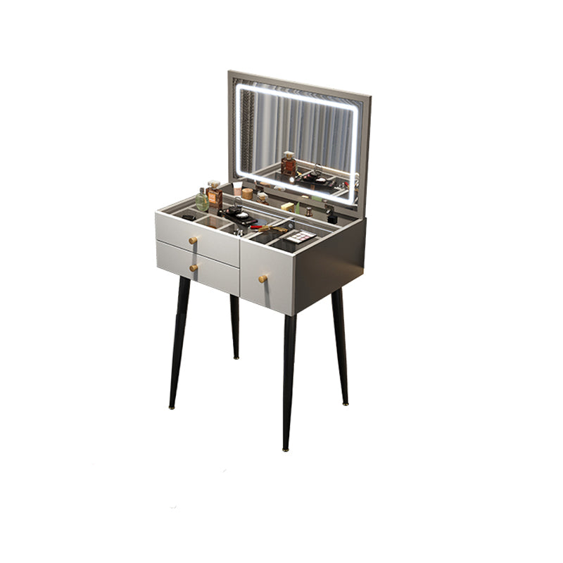 Contemporary Dressing Table Glass Lighted Mirror Bedroom Make-up Vanity