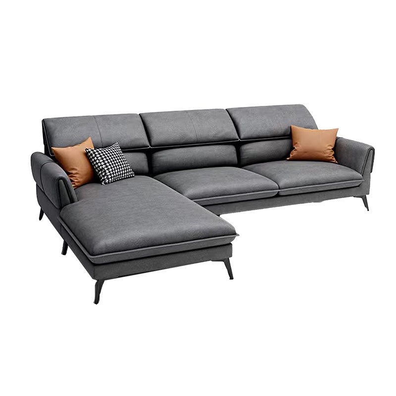 Industrial Faux Leather sofa Pillow Top Arm Cushions Seating