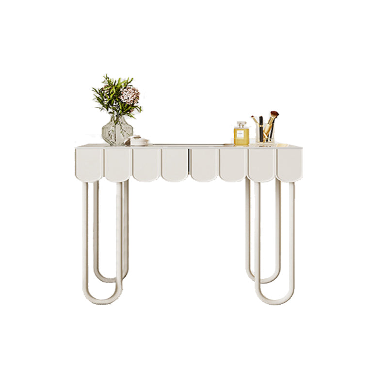 Lighted Mirror Makeup Vanity Desk White Vanity Dressing Table Set