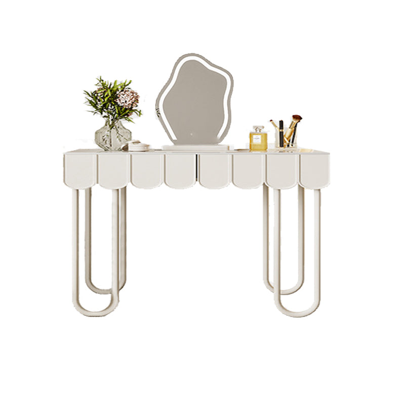 Lighted Mirror Makeup Vanity Desk White Vanity Dressing Table Set