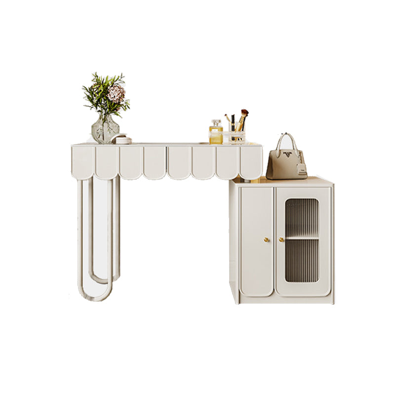 Lighted Mirror Makeup Vanity Desk White Vanity Dressing Table Set