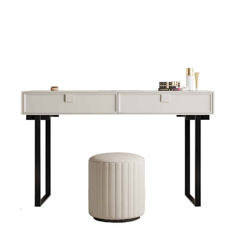 Standing White Makeup Vanity Desk Bedroom Vanity Dressing Table Set