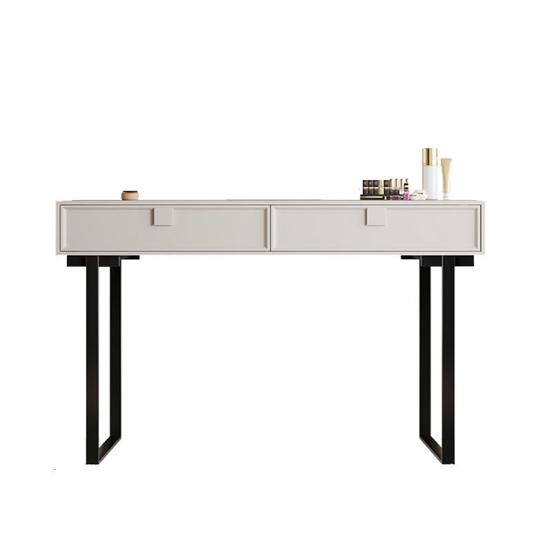 Standing White Makeup Vanity Desk Bedroom Vanity Dressing Table Set