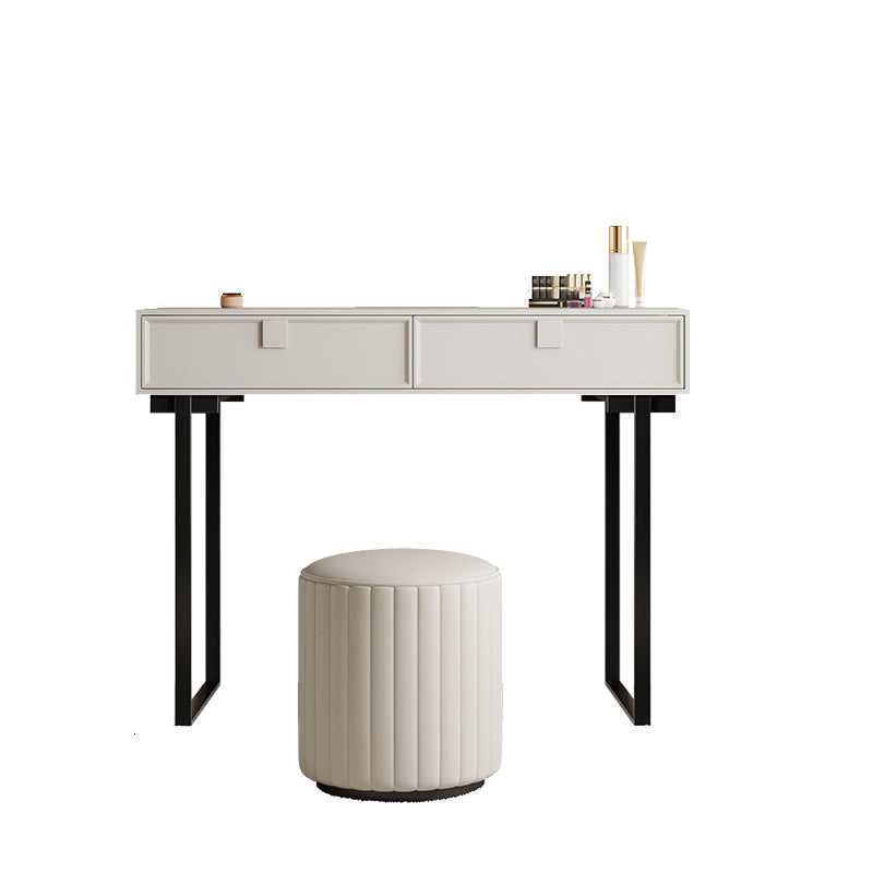 Standing White Makeup Vanity Desk Bedroom Vanity Dressing Table Set