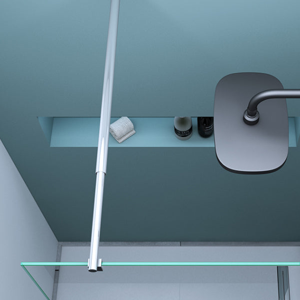 Single Fixed Transparent Fixed Glass Panel Frameless Fixed Glass Panel