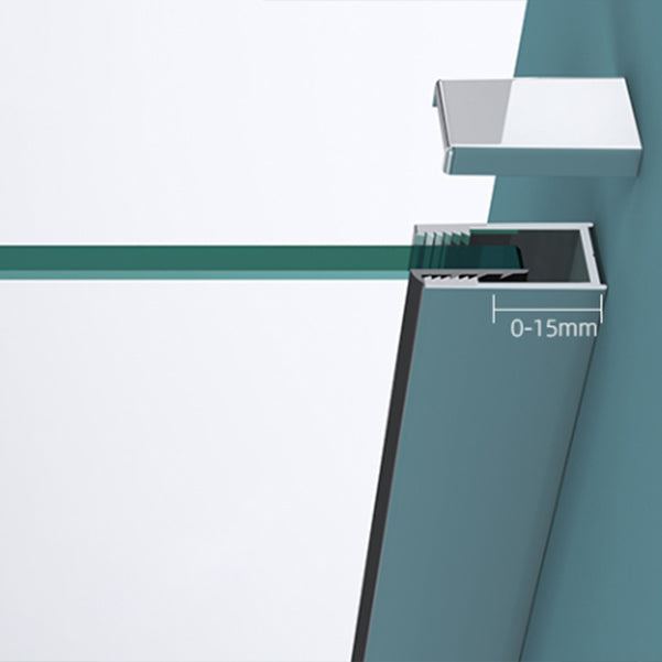 Single Fixed Transparent Fixed Glass Panel Frameless Fixed Glass Panel