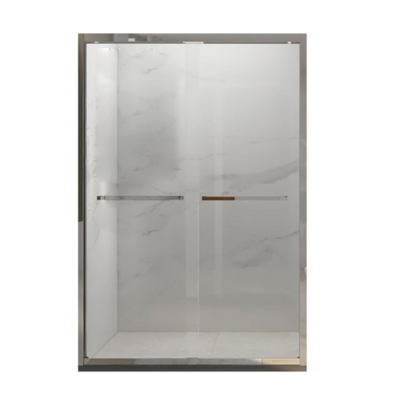 Modern Double Sliding Shower Door Frame Clear Metal Shower Bath Door