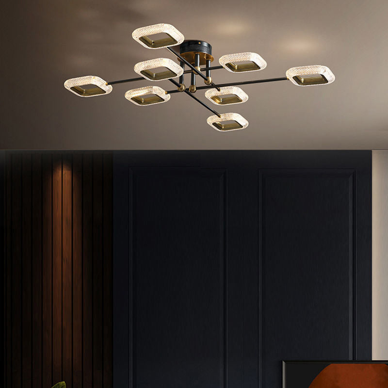 Modern Ceiling Lamp Minimalist LED Flush Mount Light Fixture for Bedroom