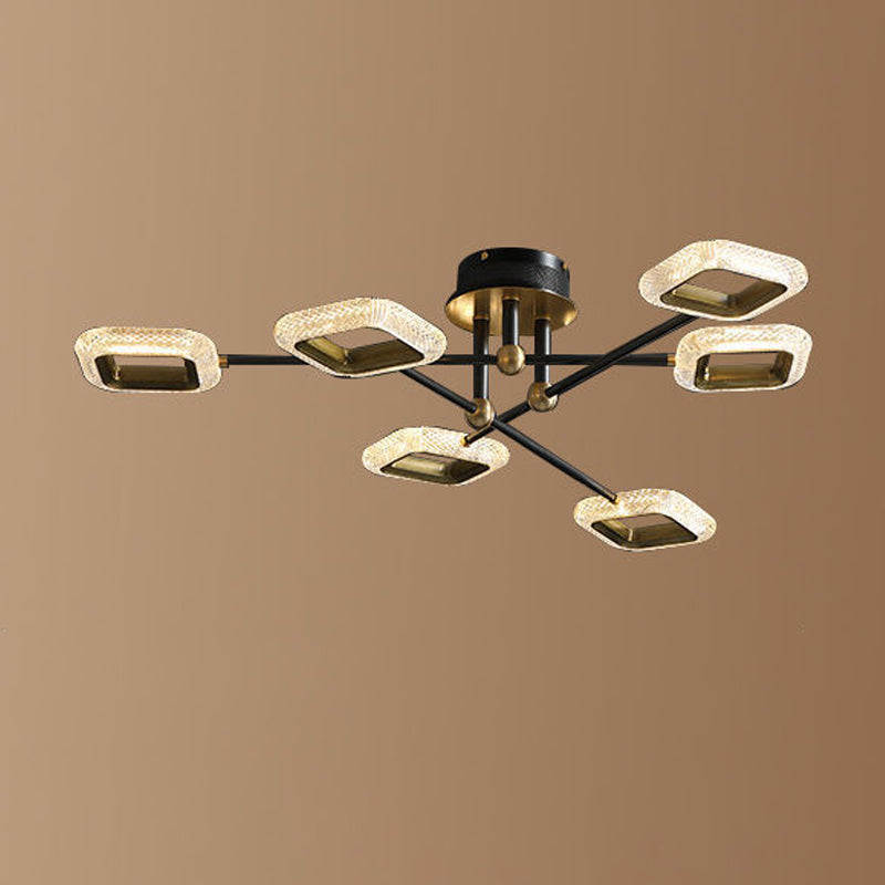 Modern Ceiling Lamp Minimalist LED Flush Mount Light Fixture for Bedroom