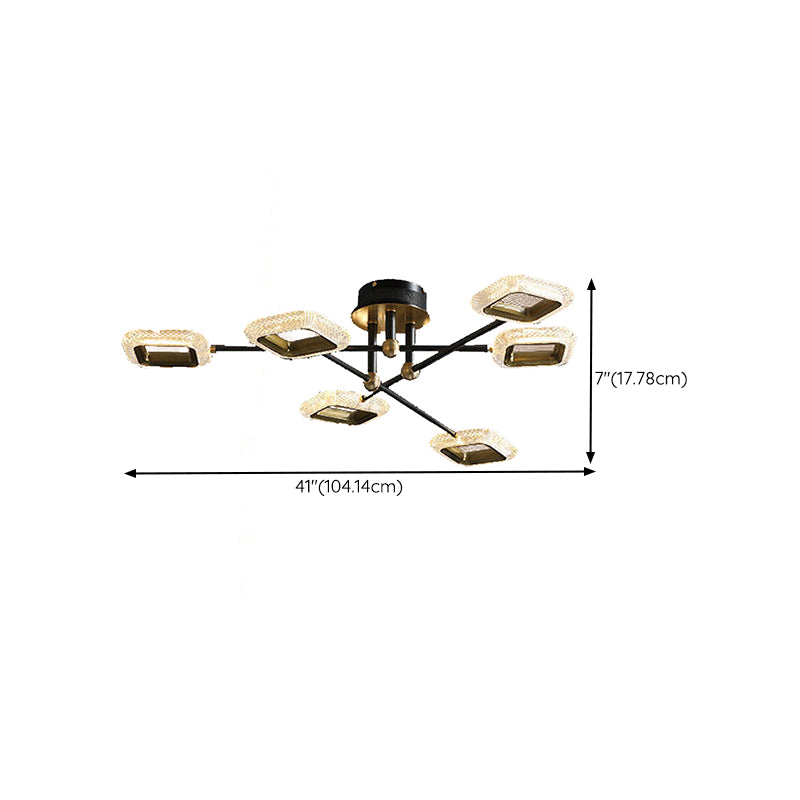 Modern Ceiling Lamp Minimalist LED Flush Mount Light Fixture for Bedroom