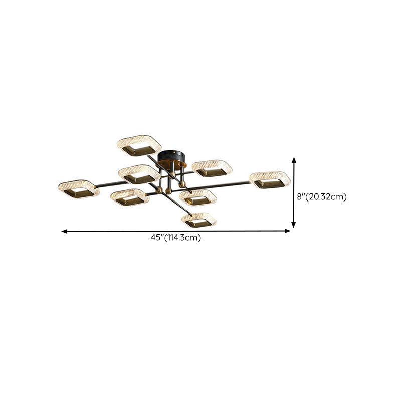 Modern Ceiling Lamp Minimalist LED Flush Mount Light Fixture for Bedroom