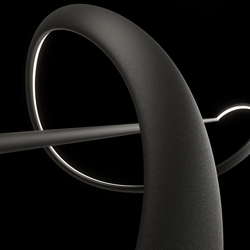 Strip Shape Island Hanging Lamp Modern LED Island Lamp with Acrylic Shade for Dining Room