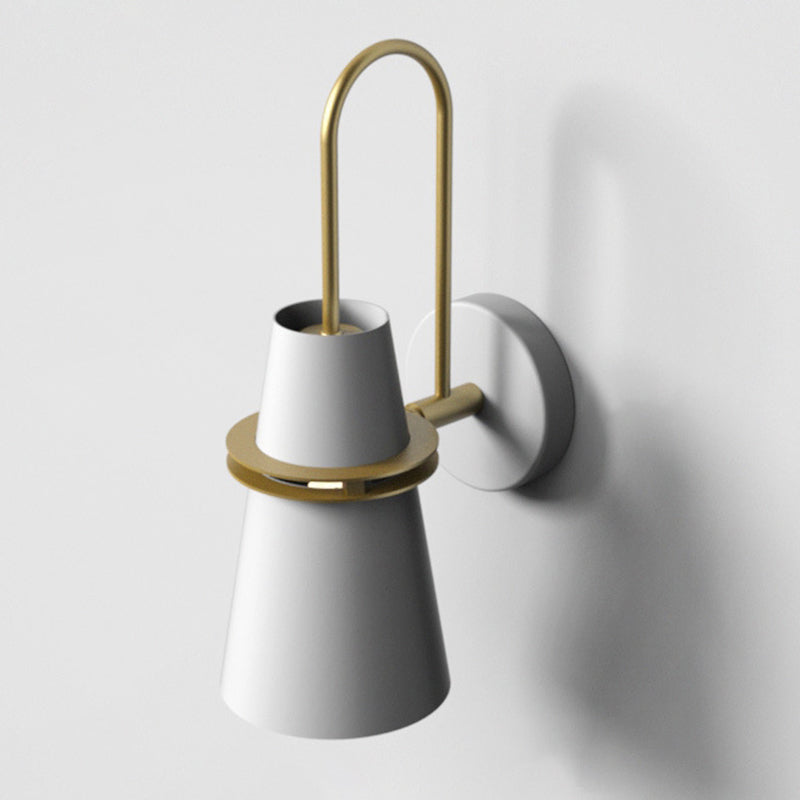Metal Cone Shape Vanity Light Modern Style 1 Light Vanity Light Fixture