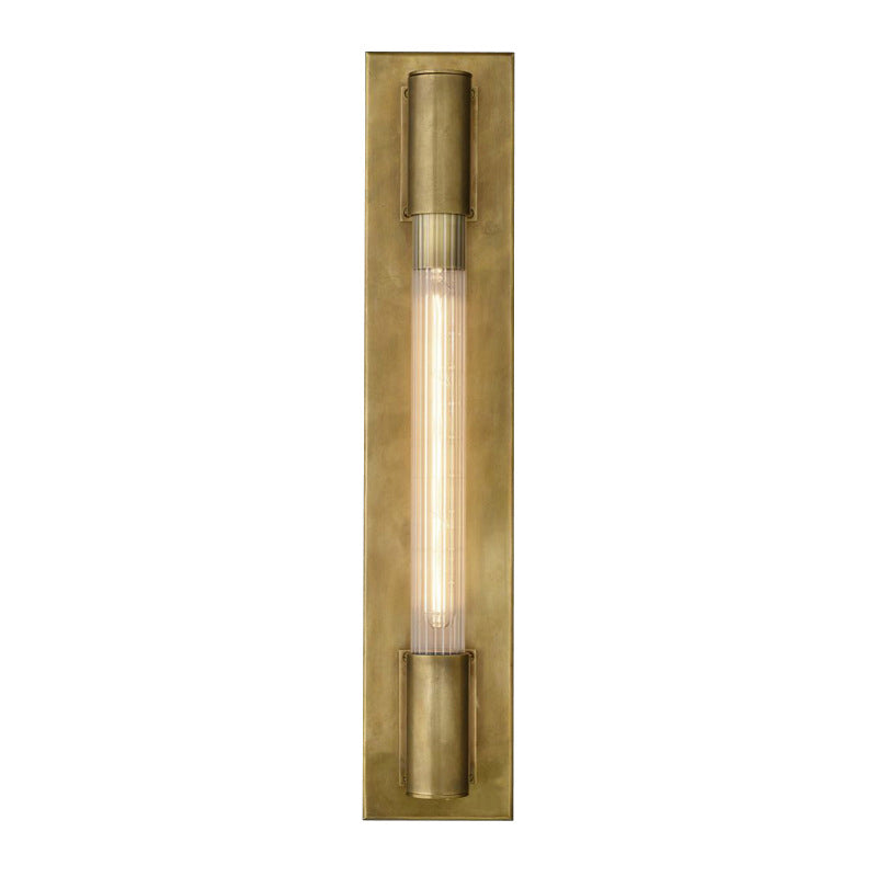 Cylinder Shape Metal Vanity Light Modern Style 1 Light Vanity Light Fixture