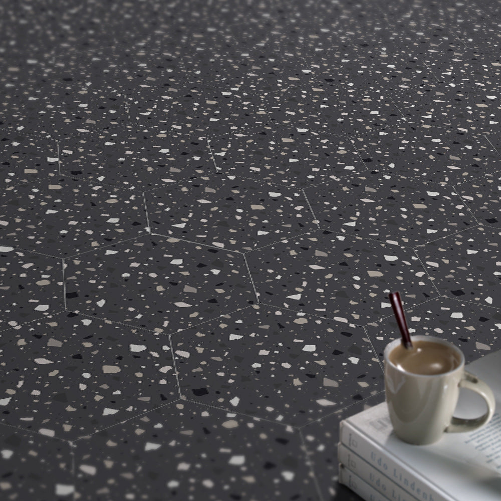 Peel & Stick Vinyl Flooring Low Gloss Vinyl Flooring with Stone Look