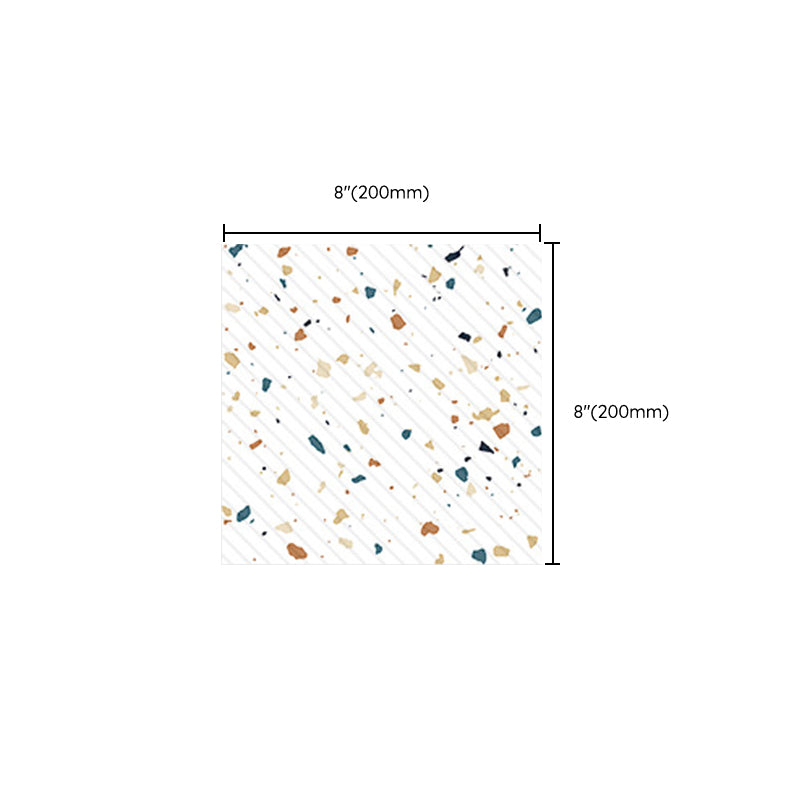 Peel & Stick Vinyl Flooring Low Gloss Vinyl Flooring with Square Edge