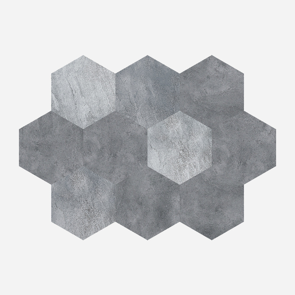 Peel and Stick Vinyl Flooring Dark Matte Vinyl Flooring with Stone Look