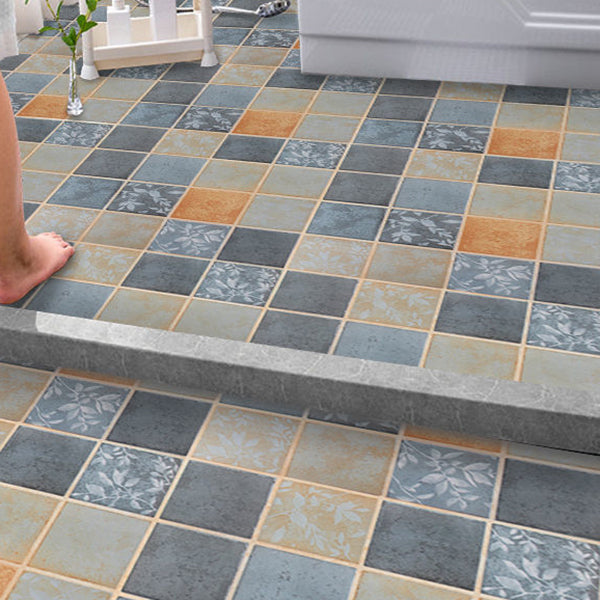 Modern Vinyl Flooring Geometric Pattern Self Adhesive PVC Flooring