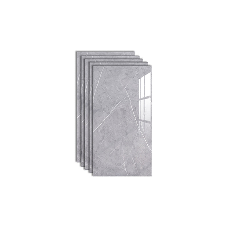 Field Tile Wallpaper Plastic Waterproof Peel and Stick Backsplash with Rectangular Shape