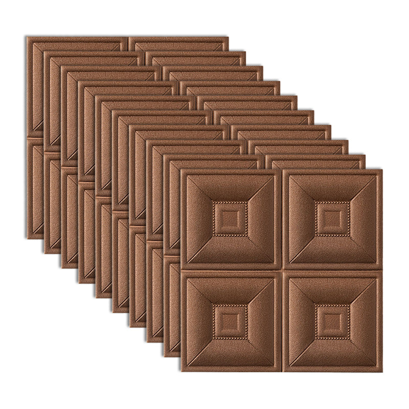 Glam Wall Access Panel PVC Self-Adhesive 3D Embossed Waterproof Wall Panel