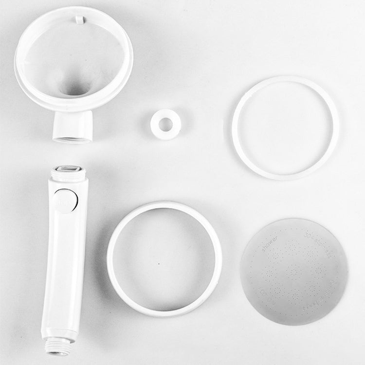 Modern Plastic Shower Head Standard Round Handheld Shower Heads