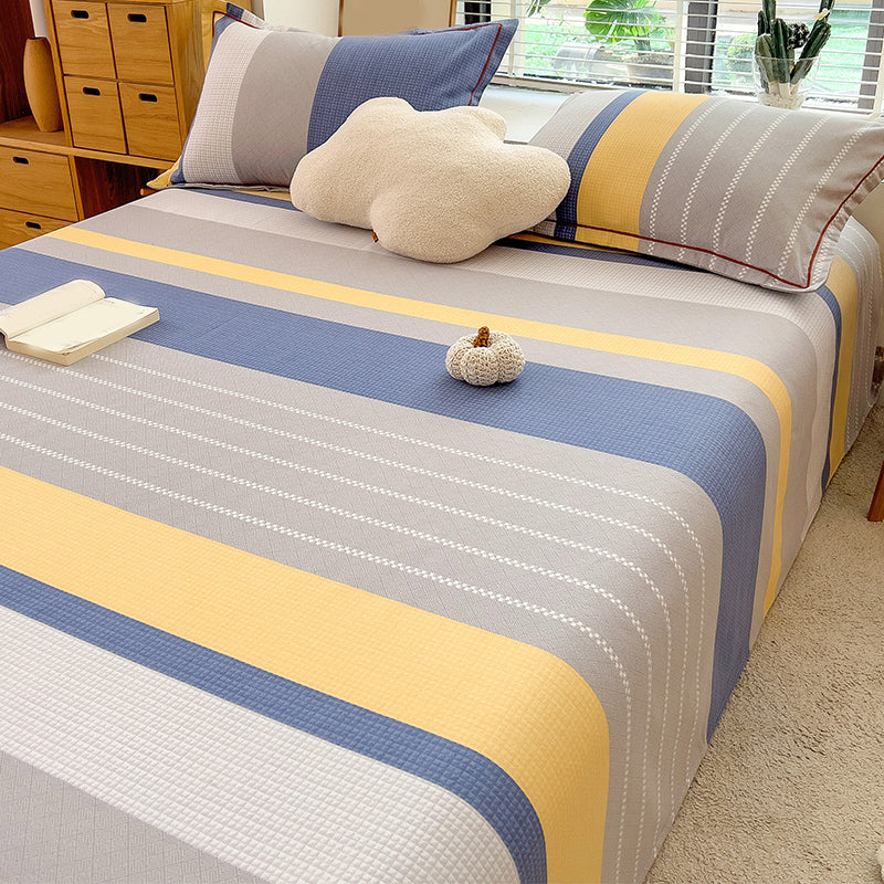 100 Cotton Bed Sheet Set Soft & Smooth Fade Resistant Bed Sheet Set