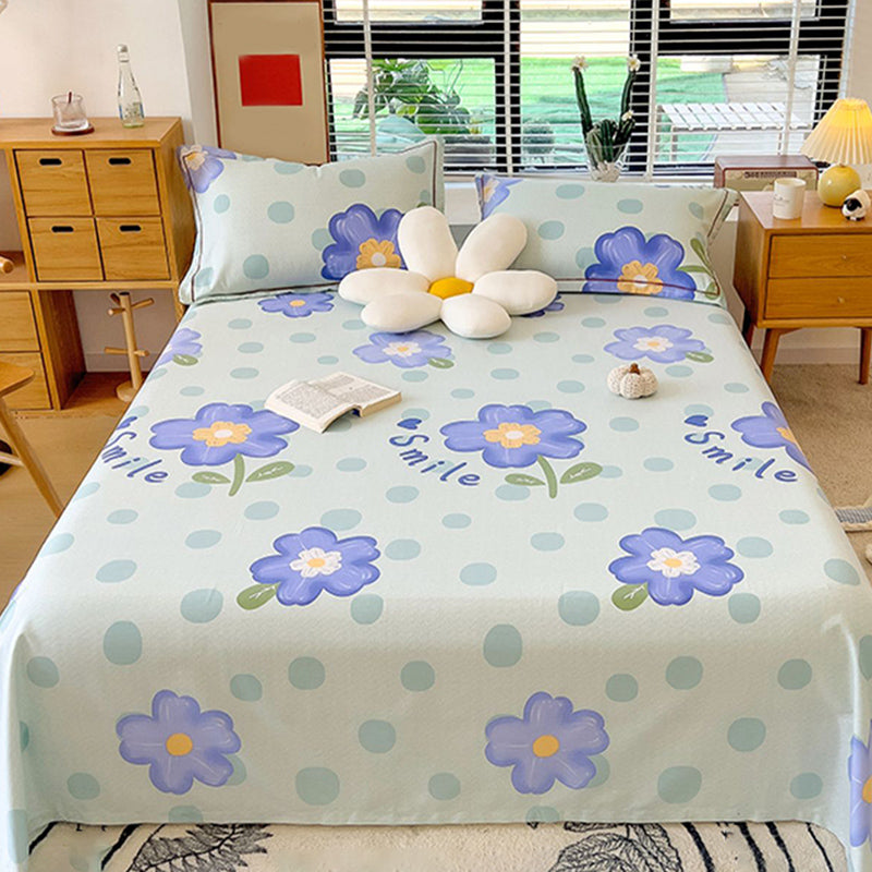 100 Cotton Bed Sheet Set Soft & Smooth Fade Resistant Bed Sheet Set