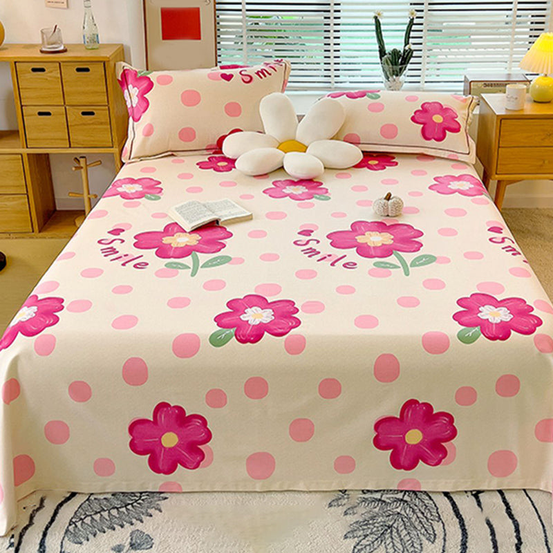 100 Cotton Bed Sheet Set Soft & Smooth Fade Resistant Bed Sheet Set