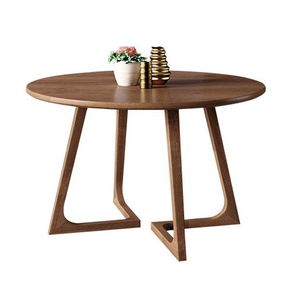 Kitchen Dinner Table Dining Room Round Wood Top Dining Table