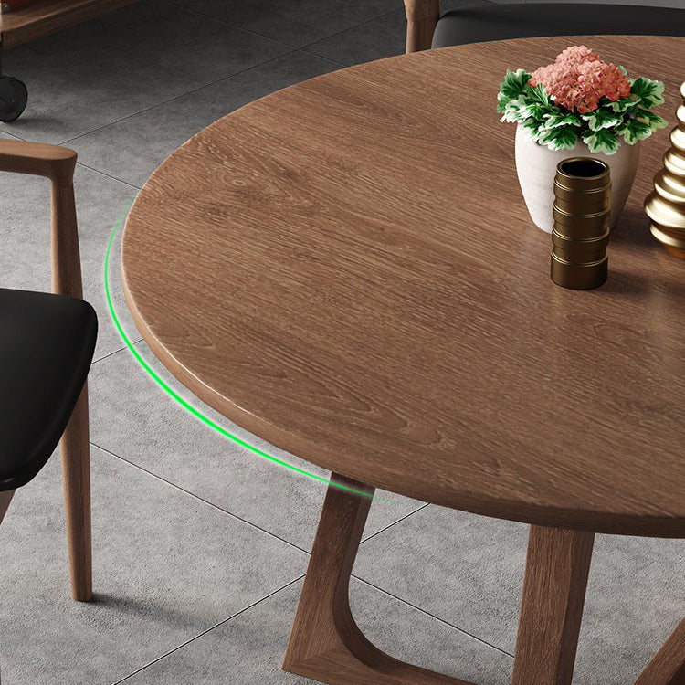 Kitchen Dinner Table Dining Room Round Wood Top Dining Table