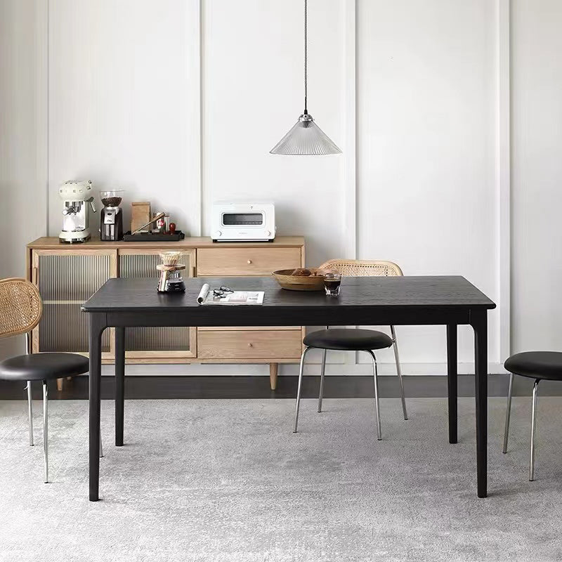 Dining Room Solid Wood Dining Table Industrial Rectangle Dinner Table