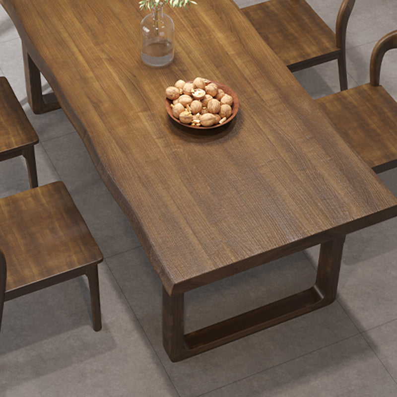 Rectangle Dining Room Dinner Table Kitchen Solid Wood Dining Table