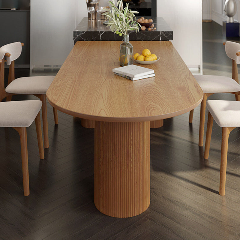 Simple Rectangle Dinner Table Dining Room Solid Wood Dining Table