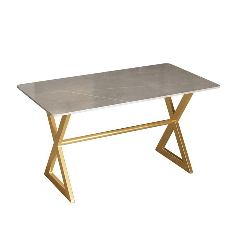 Dining Room Stone Dining Table Luxury Rectangle Dinner Table