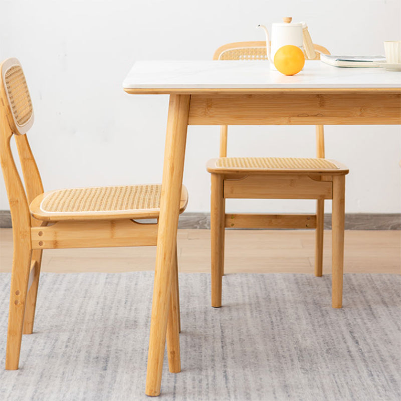 Sintered Stone Dining Table Rectangle Dinner Table for Dining Room