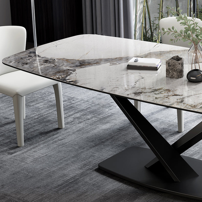 Nordic Dining Room Set 1/4/5 Pcs Stone Dining Set for Home Use