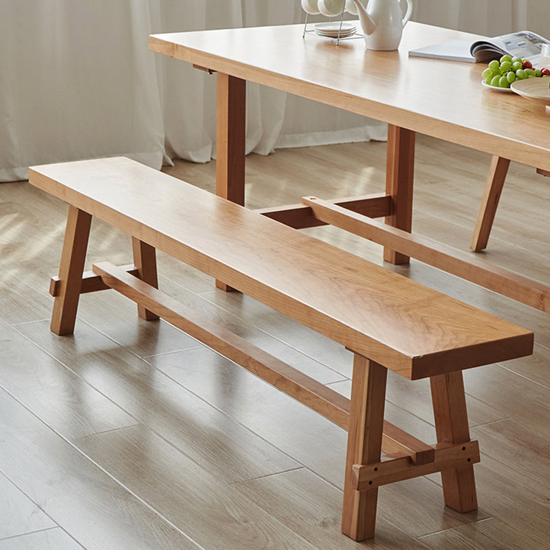 Solid Wood Furniture 1/4 Pieces Standard Height Dining Room Table Set