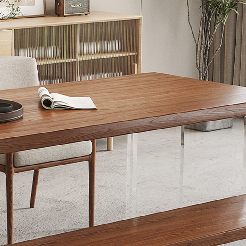 Industrial Rectangle Pine  Dining Table 1/5/7 Pieces Dining Set for Dining Room